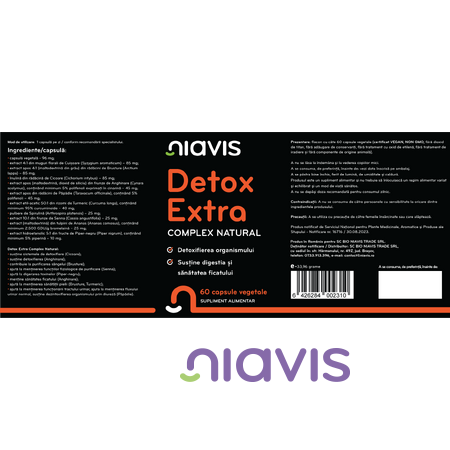 Niavis Detox Extra Complex Natural 60 cps