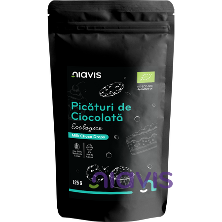 Niavis Picaturi de Ciocolata  Ecologice/BIO 125g