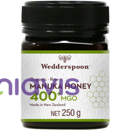 Wedderspoon Miere de Manuka Ecologica MGO 400+ RAW 250g