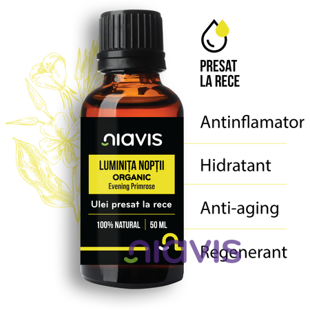 Niavis Ulei de Luminita Noptii Organic 50ml