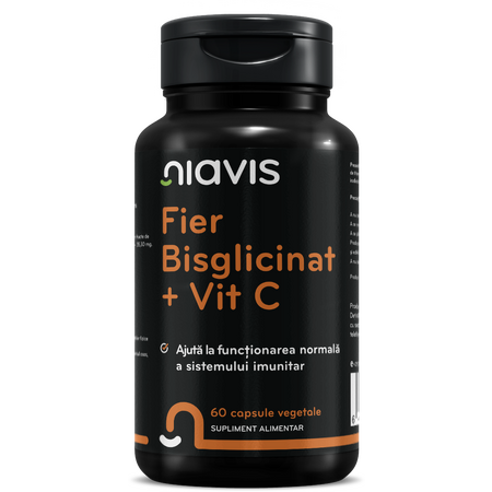 Niavis Fier Bisglicinat + Vitamina C 60cps