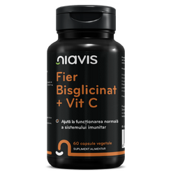 Magazin naturist: Producator / Distribuitor de produse naturiste, Niavis Fier Bisglicinat + Vitamina C 60cps, 3, Niavis