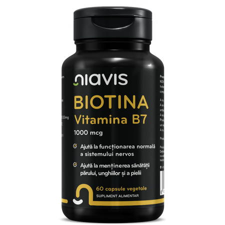 Niavis Biotina - Vitamina B7 1000mcg 60cps