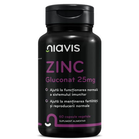 Niavis Zinc Gluconat 25mg 60cps